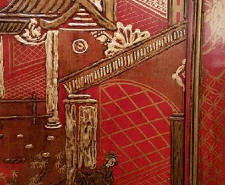 George III Chinoiserie Decorated Press Robe - Image 6