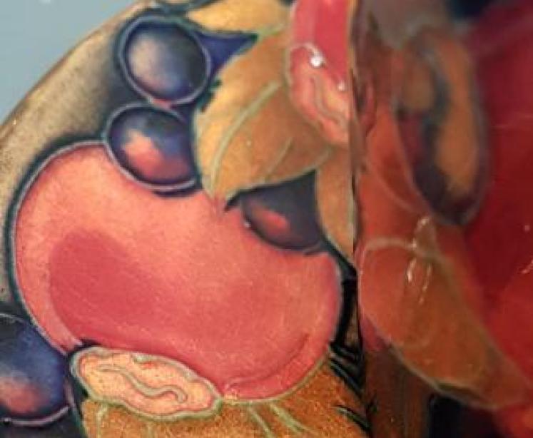 Moorcroft Coffee Cup and Saucer - Image 2