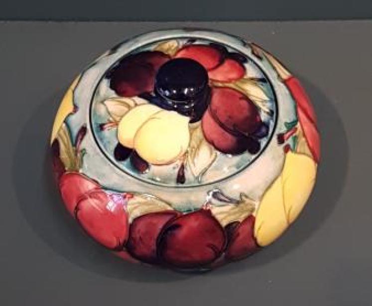 Moorcroft Wisteria Table Jar and Cover - Image 4