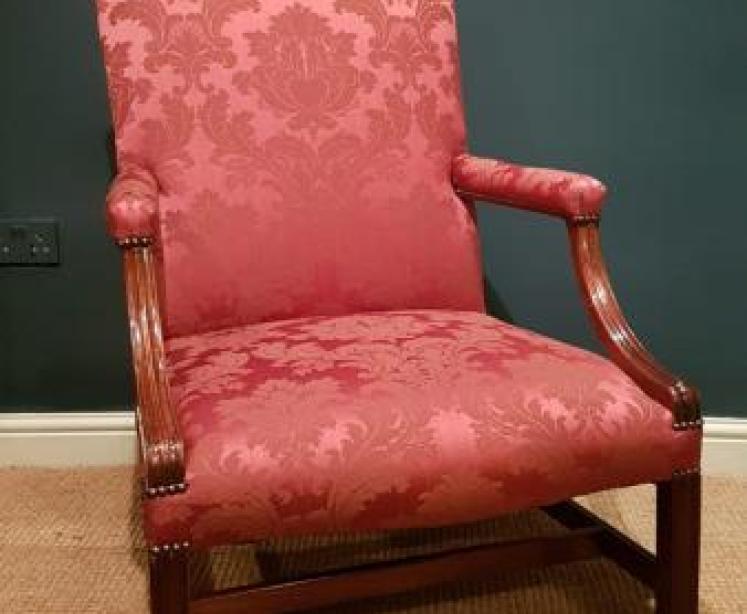 George III Gainsborough Chair - Image 1
