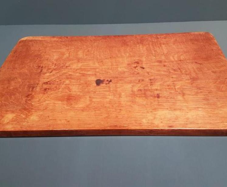Superb 1940's Mouseman Oak Tray - Image 7