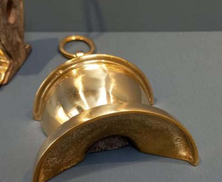 Pair of Regency Period Brass Door Stops - Image 4