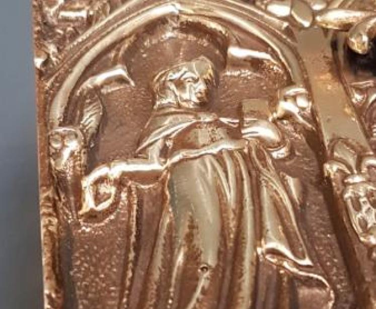 Victorian Cast Brass Casket - Image 6