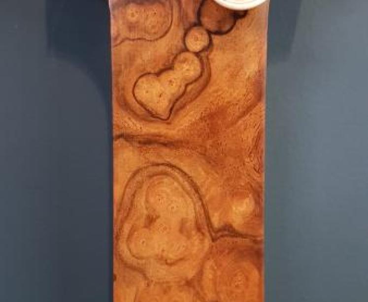 Victorian Burr Walnut Stick Barometer - Image 3