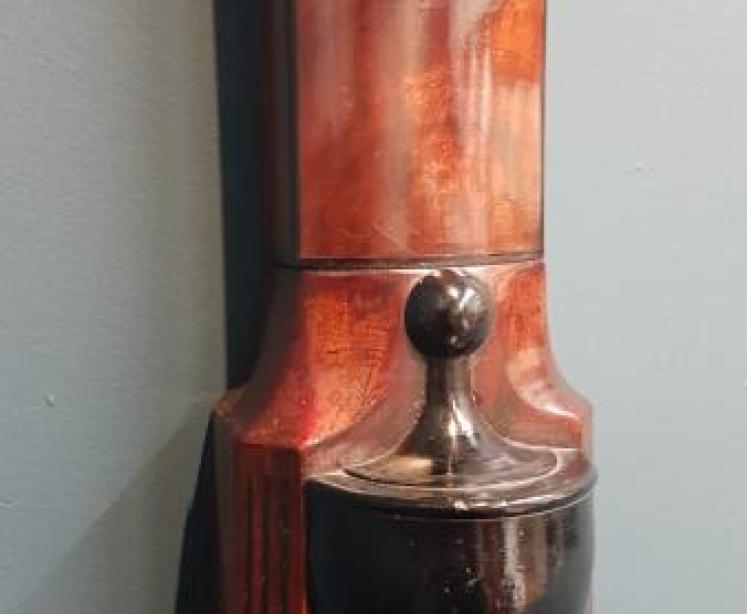 Fine Quality Regency Bow Front Stick Barometer - Image 5