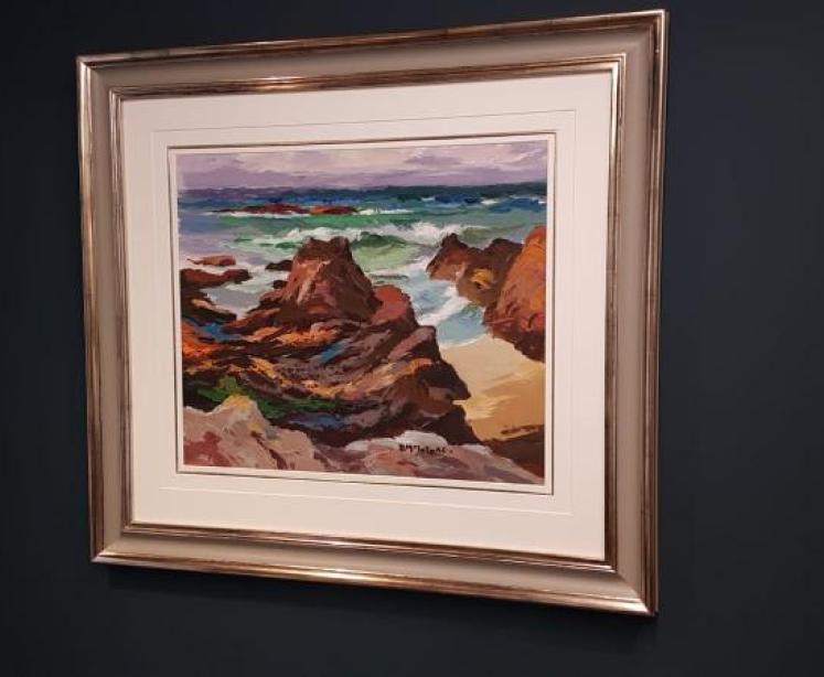 Large Acrylic on Board by Donald McIntyre - Image 4