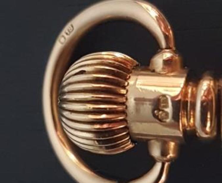 18ct Gold Hunter Pocket Watch by Benson - Image 5