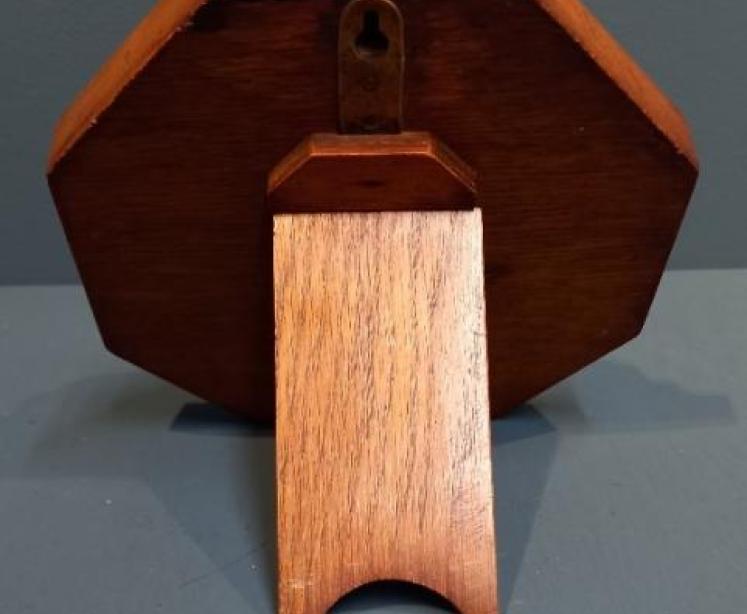 Edwardian Golden Oak Barometer - Image 4