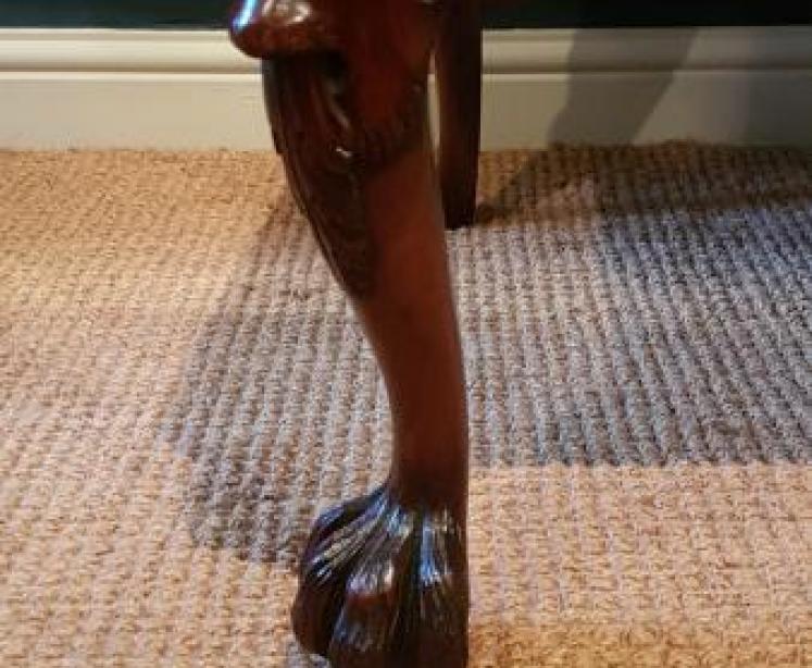 George III Red Walnut Irish Side Chair - Image 5