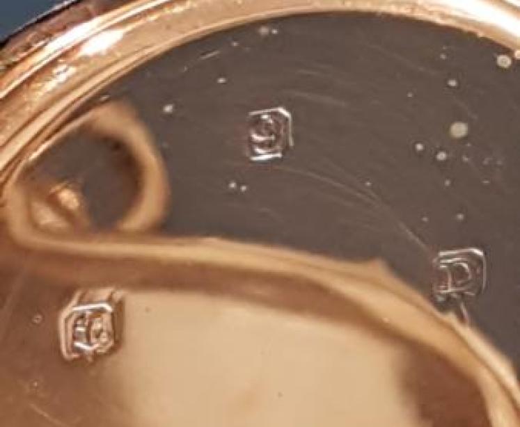 Benson Half Hunter 9ct Gold Pocket Watch - Image 6