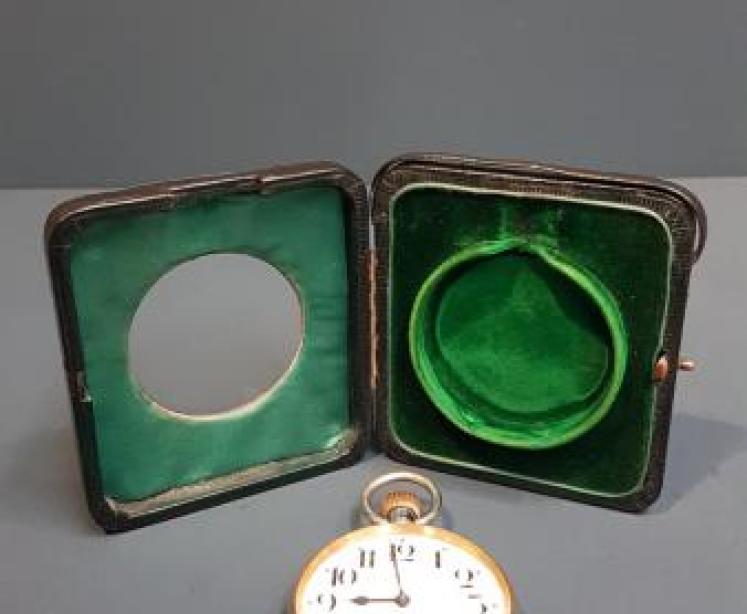 Edwardian Chester Silver Pocket Watch and Stand - Image 7