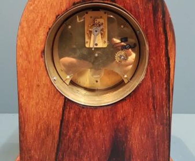 Edwardian Inlaid Rosewood Mantel Clock - Image 2