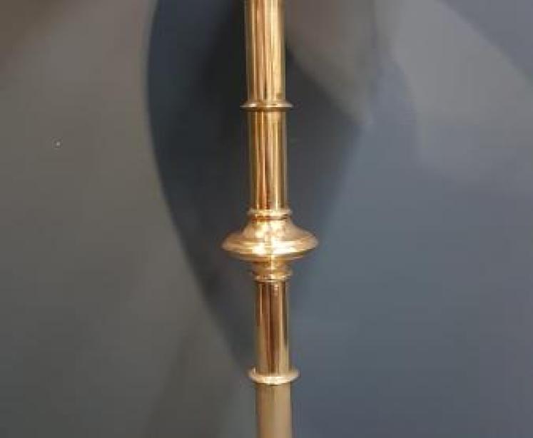 Candlestick Lamp and Shade - Image 3