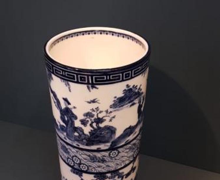 Mintons Blue and White Stick Stand - Image 2