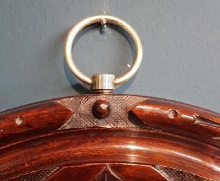 Victorian Walnut 12" Skeletonised Barometer - Image 4