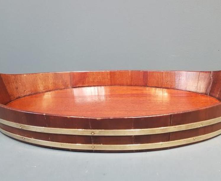 George III Mahogany Tray - Image 1