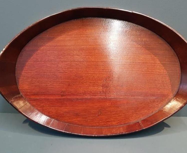 George III Mahogany Tray - Image 5