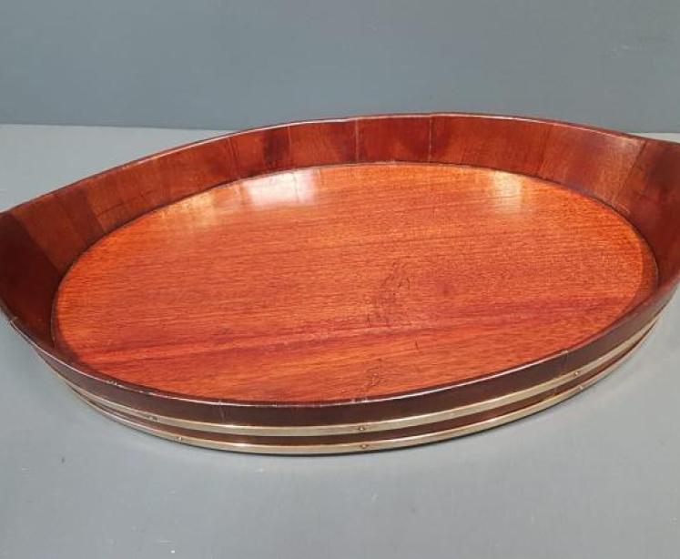 George III Mahogany Tray - Image 7