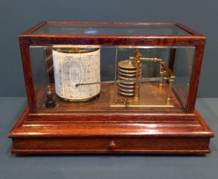 Mid Victorian Dolland of London Barograph - Image 1