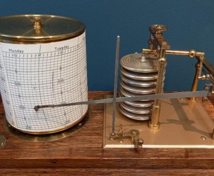 Mid Victorian Dolland of London Barograph - Image 5