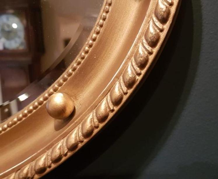 Victorian Oval Gilt Mirror - Image 5