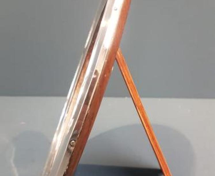 Edwardian Oval Silver Photo Frame - Image 5