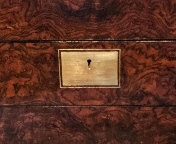 Superb Early Victorian Burr Walnut Writing Compendium - Image 7
