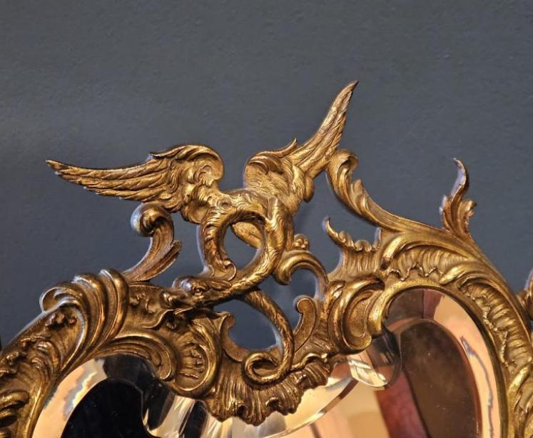 Superb Victorian Gilt Table Mirror - Image 4