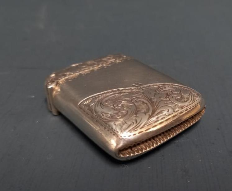 Victorian Engraved Silver Vesta Case - Image 2