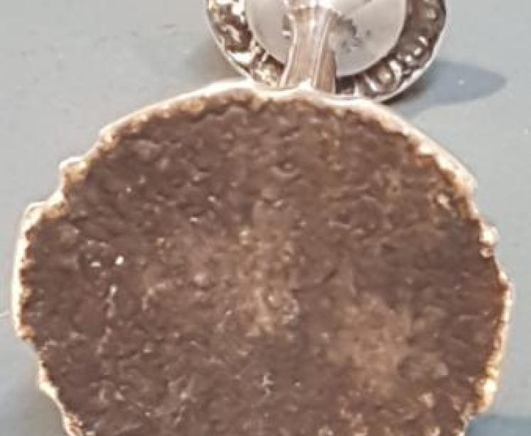 Walker and Hall Cast Silver Taper Stick - Image 2