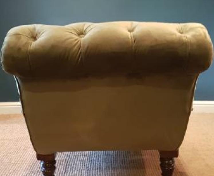 Superb Victorian Walnut Framed Chaise Longue - Image 7