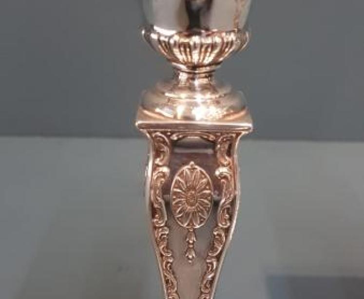 Pair of Fine Quality Victorian Silver Candlesticks - Image 4