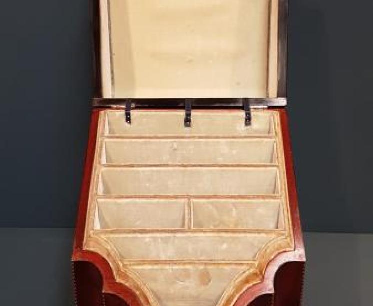 Victorian Solid Silver Trimmed Correspondence Box - Image 4