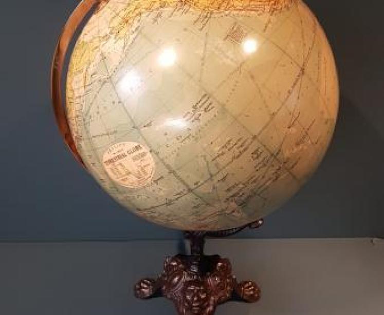 Outstanding Philips 14" Gesso Terrestrial Globe - Image 1