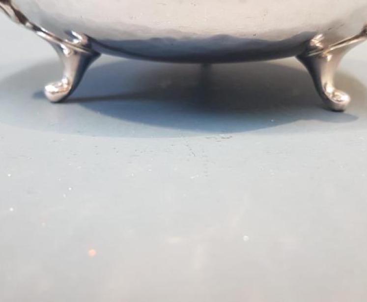 Edwardian Planished Silver Bowl 8.5oz - Image 3