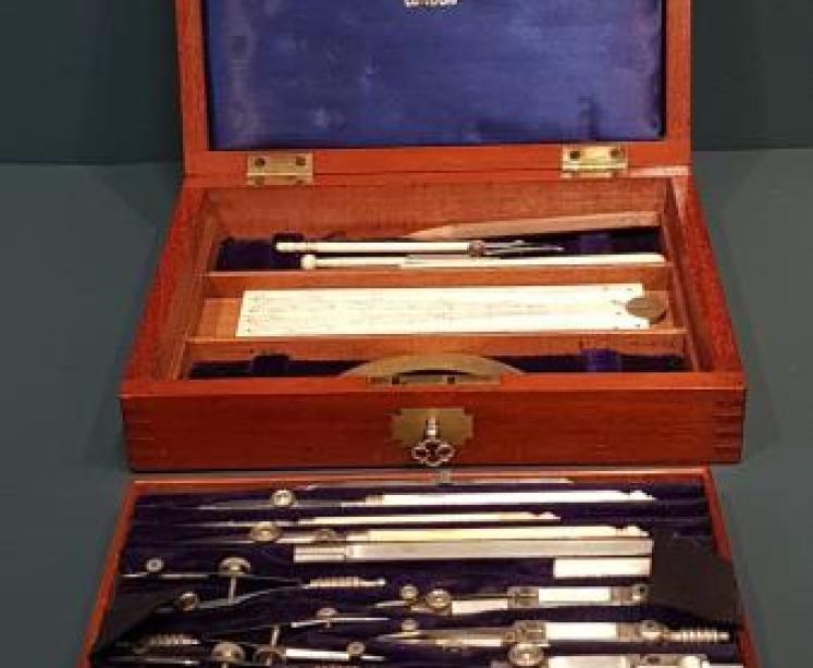 Edwardian Drawing Instrument Set - Image 1