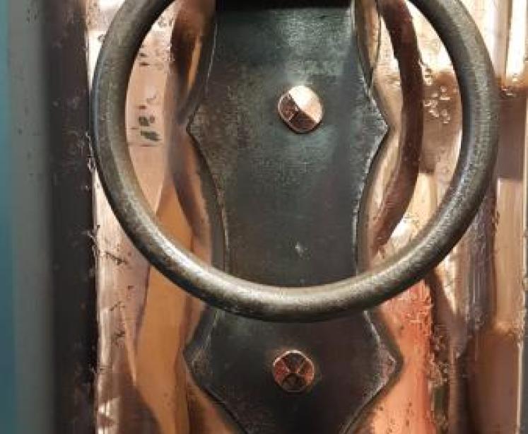 Copper Arts and Crafts Stick Stand - Image 6