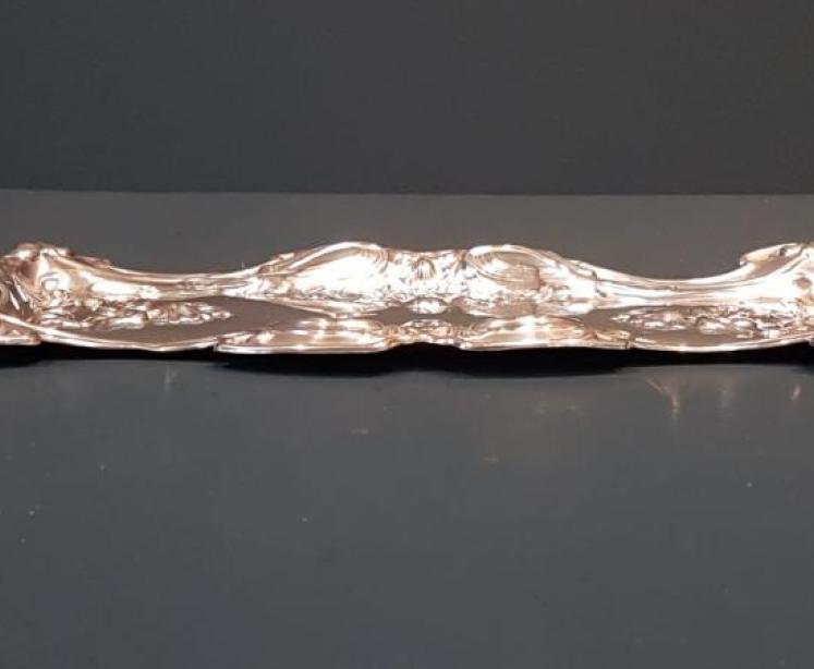 Art Nouveau Silver Snuffer or Pen Tray - Image 3