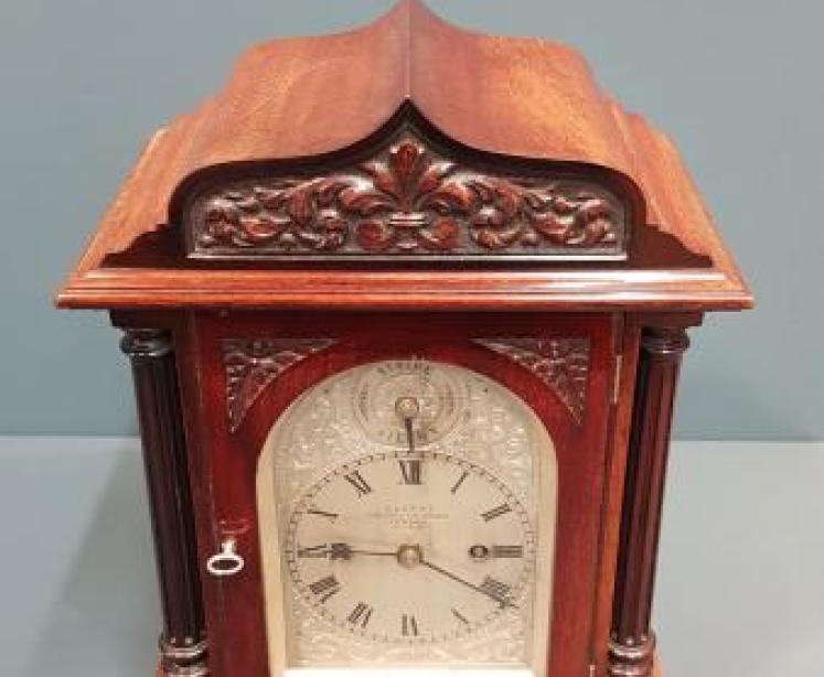 Victorian Double Fusee Bracket Clock - Image 3