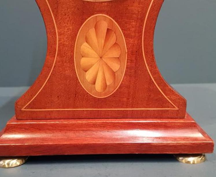 Fine Quality Inlaid Mahogany Mantel Clock - Image 6