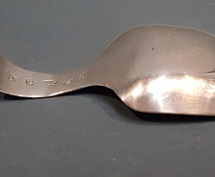 George III Silver Caddy Spoon - Image 4