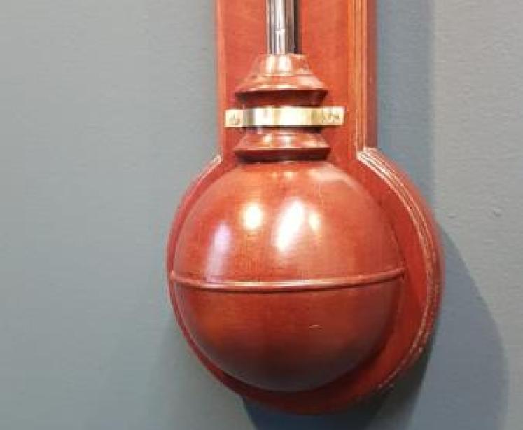 Regency Mahogany Stick Barometer  - Image 5