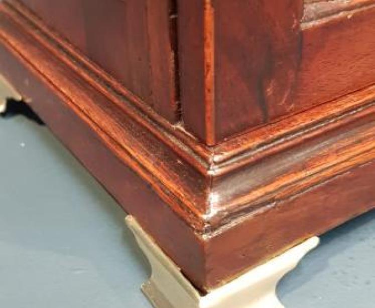 George III Mahogany Bracket Clock - Image 7