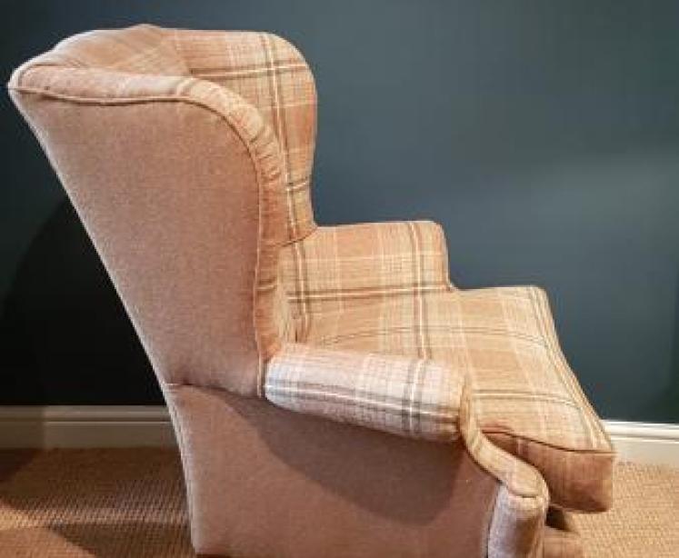 Late Victorian Wing Back Arm Chair - Image 6