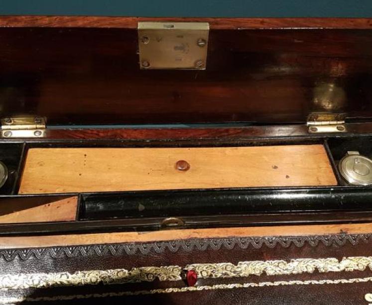 Regency Rosewood Writing Slope - Image 6