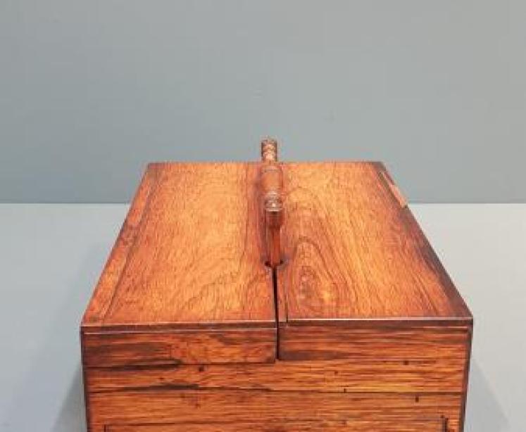 Regency Rosewood Pen and Ink Box - Image 2