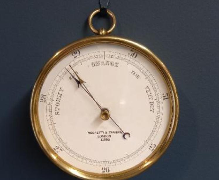 Victorian Negretti & Zambra Marine Barometer - Image 1
