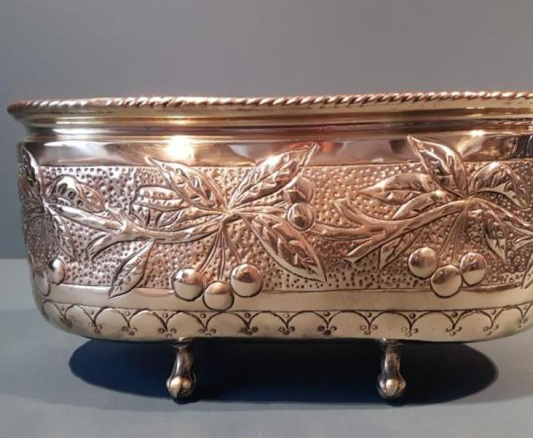 Victorian Brass Plant Trough  - Image 6