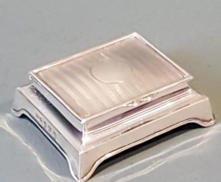 Silver Stamp Box  - Image 1