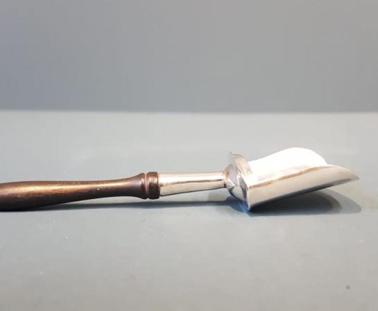 George III Silver Tea Scoop  - Image 2